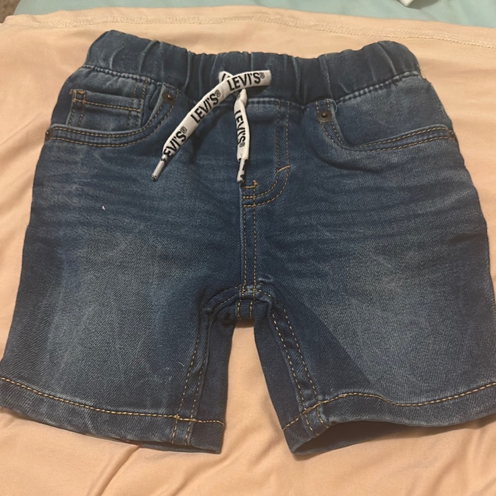 Levi's Kids Blue Denim shorts